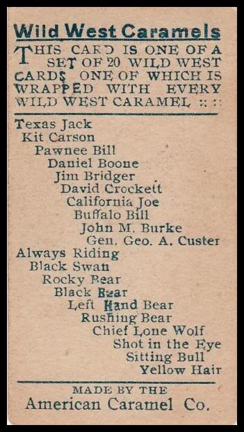 E49 American Caramel Wild West Caramels